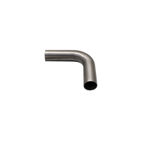 2in/90 Degree Mandrel Bend - 304 Stainless Steel Brushed