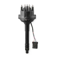 Black, Chevy Tall Deck Dual Sync Distributor