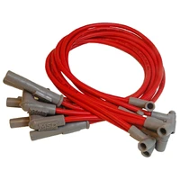 Super Conductor Spark Plug Wire Set Chevy '82-'83 Camaro/Trans Am For use on Chevy '82-'83 Camaro/Trans Am, Red jacket.
