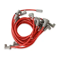 Super Conductor Spark Plug Wire Set, Big Block Chevy Marine, HEI For use on Chevy Big Block Marine engines, HEI, Red jacket