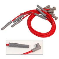 Super Conductor Spark Plug Wire Set, Chevy Pickup, BB EFI, '90-'97 SC For use on Chevy Trucks, Chevy Trucks Big Block EFI, '90-'97, Red jacket