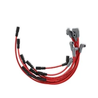 Super Conductor Spark Plug Wire Set, LT1 Camaro 93-96 For use on Chevy LT1 Camaro, '93-'96 engines, Red jacket