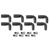 LT1, 90 Degree Boots & Terminals, 8-Pack High Performance Boot and Terminal Kit for GM LT Ignition Wires