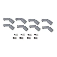 LS1, 45 Degree Boots & Terminals, 8-Pack High Performance Boot and Terminal Kit for GM LS Ignition Wires