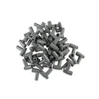 Boots, 90 Degree Nipple, GM HEI, 50EA Spark Plug Boots, 90 Degree with GM HEI Nipple, Gray Silicone, 50EA