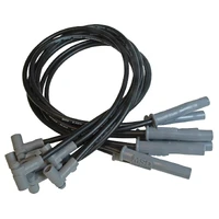 Wire Set, SC Blk, Ford 351C-460, w/HEI Cap For use with Ford 351C-460 with HEI Cap, Black jacket