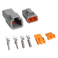 Deutsch Connector - 2-Pin - 12-14 Gauge Supplied with Terminals, Seals, and Housings