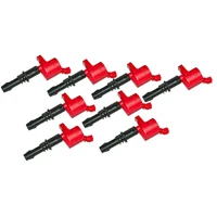 Ignition Coil - Blaster - Ford 3-Valve V8 - Red - 8-Pack 2004-2008 Ford 4.6L/5.4L/6.8L - 3-Valve