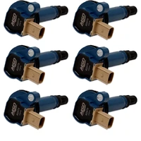 Ignition Coil - Ford EcoBoost - 3.5L V6 - 3-Pin Connector - Blue - 6-Pack 2010-2016 Ford EcoBoost - 3.5L V6 - 3-Pin Connector