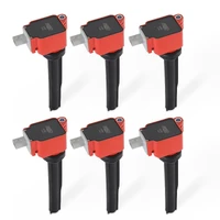 Ignition Coil - Ford EcoBoost - 2.7L V6 - Red - 6-Pack 2015-2017 Ford EcoBoost - 2.7L V6