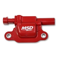 Ignition Coil - Blaster Series - Gen V GDI Engine - Red - Square 2014-Up GM LT Direct Injected Engine - Square
