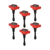 Ignition Coil - Blaster Series - Fits Nissan/Infiniti 3.5L - Red - 6-Pack