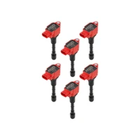 Ignition Coil - Blaster Series - Fits Nissan/Infiniti 3.7L - Red - 6-Pack