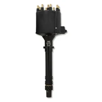 GM Late Model HEI V8 Ext Coil Distributor- Black Drop-in replacement distributor- Black for Late Model GM HEI distributors with exterior coil.