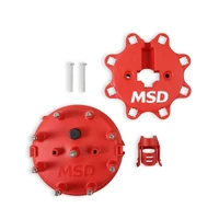 Ford HEI Distributor Cap The Ford-style cap has a provision for the coil wire to be routed in separately.