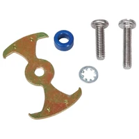 HEI Vacuum Advance Stop Plate The Kit is supplied with Vacuum Advance Limiter, Blue Bushing and mounting screws.