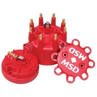 Red Cap/Rotor Kit Kit contains Small Diameter Cap, PN 8431 and Race Rotor, PN 8467.