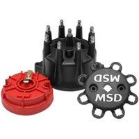 Black Small Diameter Cap and Rotor Kit Kit contains Small Diameter Cap, PN 84313 and Race Rotor, PN 8467.