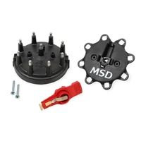 Black, Distributor Cap/Rotor Kit, /Ford V8 TFI Black Distributor Cap / Cap and Rotor Kit.