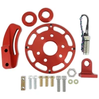 Crank Trigger Wheel Kit - Flying Magnet - SBC - 6.25 in. Small Block Chevy - Use with 6/7/8 Series Ignition - Red