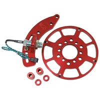 Crank Trigger Wheel Kit - Flying Magnet - SBC - 8 in. Small Block Chevy - Use with 6/7/8 Series Ignition - Red