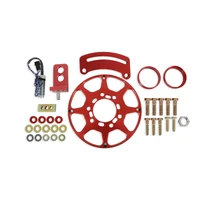 Crank Trigger Wheel Kit - Flying Magnet - Chrysler B/RB - 7.25 in. Big Block Chrysler - Use with 6/7/8 Series Ignition - Red