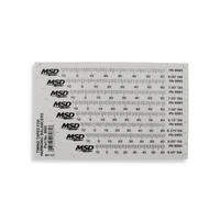 Timing Tape - Harmonic Balancer - 5.25" to 8.00" Set of 8 - Multiple Sizes - 1 Degree Increments from 14 Degrees ATDC - 64 Degrees BTDC