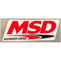 Decal POWER GRID The POWER GRID Logo Decal; Red, Black & White. 9.25" wide x 3.375" high.