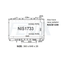 Radiator (S13 Silvia/180SX CA18)