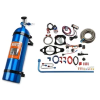 Plate Wet Nitrous System - GM 2014-2019 C7 Corvette Nitrous System - Blue/Red Components w/ 15 lb Blue Bottle