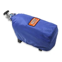 Nitrous Bottle Blanket 7" diameter blue bottle blanket with velcro closure. For 10 lb nitrous bottles.