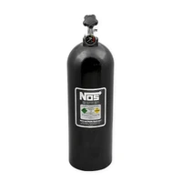 Nitrous Bottle 20 lb Nitrous Bottle w/ Black Finish & Super Hi Flo Valve & Gauge