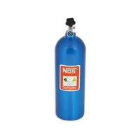 Nitrous Bottle 20 lb Nitrous Bottle w/ Blue Finish & Super Hi Flo Valve