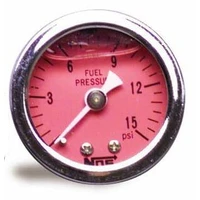 Fuel Pressure Gauge Glycerin-filled - 1.5" - 0-15 PSI