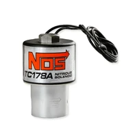 Nitrous Solenoid - Black TC178 High flow nitrous solenoid with a 0.178" outlet orifice and aluminum base.