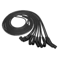 SuperMax Wire Ignition Lead Kit 8.5mm Spiral Core 135 Deg Plug Hei & Socket Cap Universal V8 with Separator Set