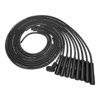 SuperMax Wire Ignition Lead Kit 8.5mm Spiral Core Ceramic Straight Plug Hei & Socket Cap Universal V8 with Separator Set