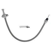 Transmission Dipstick Braided Stainless Steel Natural Bellhousing Mount 700R4 4L60E