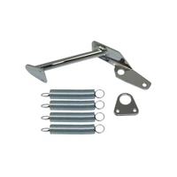 Throttle Return Spring Bracket Kit Holley Style with Hardware Chrome Steel Kit