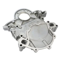 Timing Cover, Aluminum, Genuine Ford E7PE-6059-AA, Windsor, Standard Rotation With Crank Sensor, Mech Fuel Pump 5.0lt, 302, 351W, Each