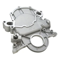 Timing Cover 1-piece Aluminum Natural For Ford Windsor Standard Rotation With Crank Sensor Boss 5.0lt 302 351W