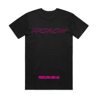 Proflow Pink Logo T-Shirt, Cotton, Men's 3XL, Each