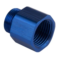 Carburettor Inlet Hose Fuel Adaptor Holley Quick Fuel 5/8in x 18inverted To 9/16 x 24 Blue