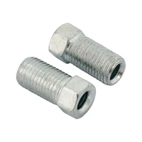 Brake Hard Line Tube Nut, 3/8"in-24-Long Steel, For 3/16in. Pipe, Qty 2