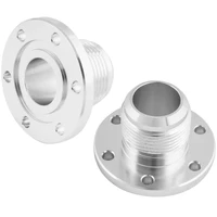 Water Pump Adapter, Aluminium, Natural, -16 AN Bolt-on, -16 AN Male Threads Davies Craig