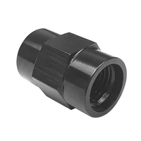 Gauge Adapters Female AN6 To Female 1/8 NPT Convert AN6 Male To Accept Fuel Pressure Gauge Aluminium Black