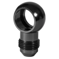 Fitting Banjo to Hose End 13.5mm To -06AN, Suit 1/4" NPSM Bolt, Part of PFE710-06-KIT, Black