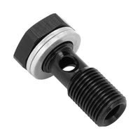 Fitting, Banjo Bolt 1/8"-27 NPSM Thread, Black, Each
