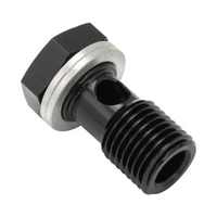 Fitting Banjo Bolt 1/4"-18 NPSM Thread, 26mm UHL, Black