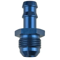 Male Barb Adaptor Blue